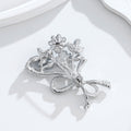 Wheat Metal Brooch Pin for Jackets and Lapels Pictured Design view 3