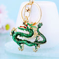 Fortune Totem Dragon Keychains in Four Colors with Braided and Clasp Free Loops view 8