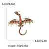 Red Gold Pterosaur