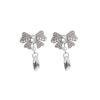 Bow Teardrop Studs