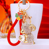 White Gem-Sheep Red-Braid-Strap