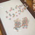 Acrylic Pastel Flower Necklace and Cluster Drop Earrings view 2