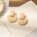 Five Woven Round and Semicircle Statement Earrings view 9
