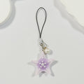 Pastel Starfish and Pearl Phone Strap Charms in Seven Color Options view 3