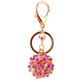 Five-Petal Flower Cluster Metal Keychain, 10 Color Styles view 5