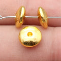 Smooth Wheel Spacer Beads in Four Metal Tone Finishes view 5
