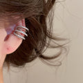 Crystal Heart and Wrap Ear Clips in Four Styles Statement Jewelry view 8