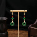 Sixty-Five Chinese Style Bead and Disc Long Earrings view 11