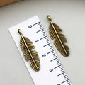 Metallic Leaf Metal Charms with 25 Listed Options for DIY Jewelry Making view 10