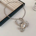 Hammered Metal Crab Brooches And Pendant Necklaces view 9