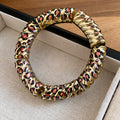 Acrylic Tube Leopard Stretch Bracelets Three Styles view 8