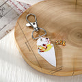Colorful Acrylic Food Lobster-Clasp Charms in Sixteen Lettered Designs view 4