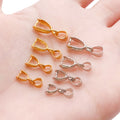 Metallic Pendant Bail Jewelry Findings with 7 Listed Options view 2