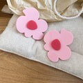 Acrylic Flower Duckbill Hair Clips Four Color Styles view 7