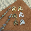 Horse Head Horseshoe Charm In Three Antique Finishes For Jewelry Making view 3