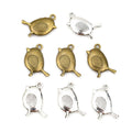 Small Bird Charms in Antique Bronze and Silver for Jewelry Making view 5