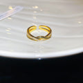 Pearl Flower Bow Twist Open Rings Gold Silver 3 Styles view 6
