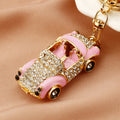 Mixed Jeweled Convertible Cute Car and Supercar Keychains in Fourteen Styles view 4
