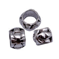 Openwork Cross Large-Hole Beads in Three Antique Finishes view 4