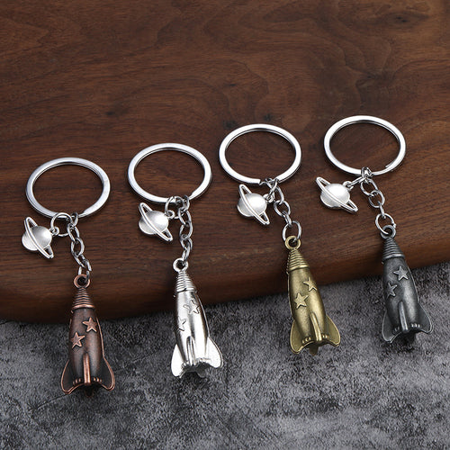 3D Airplane Model Zinc Alloy Keychain Aviation Souvenir Gift