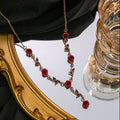 Twenty-One Rose Necklace Bracelet Earring Jewelry Options view 3