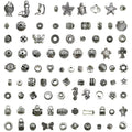 Antique Silver Spacer Bead Metal Beads for Jewelry and Craft Projects view 5