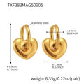 Open Heart Necklace and Hoop Earring Collection in Mixed Metal Finishes view 7