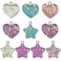 Clear Heart and Star Glossy Charms with 29 Listed Options view 5
