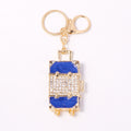 Rhinestone Suitcase Keychain Travel Luggage Charm 3 Colors view 5
