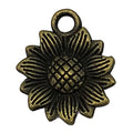 Gold-Tone Sunflower Metal Charms with 25 Listed Options view 10