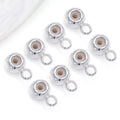 Silver-Tone Crimp Bead Jewelry Findings with 9 Listed Options view 10