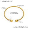 Z012 Gold Bangle