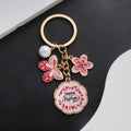 Pink-Led Four-Style Mother's Day Butterfly Flower Keychain Collection view 1