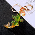 Crystal Goldfish Keychains with Fortune Cords and Loose Heart Loops view 7