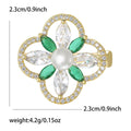 Green Clover Pearl Brooch Decorative Metal Pin For Jackets And Lapels view 6