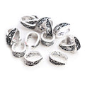 Ornate Pinch Bail Pendant Clasps in Assorted Metal Finishes view 4