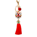Jeweled Lion Dance Keychains in Four Colors plus Assorted Option view 5
