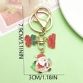 Christmas Charm Keychains Featuring Red Santa Across 81 Pictured Variations view 4