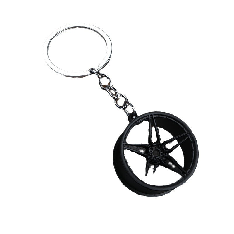 Metal Car Parts Keychain Zinc Alloy Automotive Charm Gift