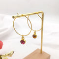 Mini Gold-Tone Birthstone Metal Charms with 2 Listed Options view 4