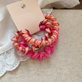 Twisted Fabric Hair Tie Sets Three Pack Multi Color view 10