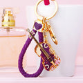 Musical Note Guitar Keychains in Three Colors with Braided and Clasp Free Loops view 8