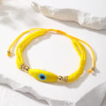 Multistrand Seed Bead Oval Evil Eye Bracelets in Seven Styles view 10