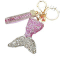 Pearl Crystal Mermaid Tail Keychains in Four Colors plus Assorted view 5
