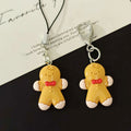 Resin Gingerbread Man Charms Phone Strap Lobster Clasp view 2