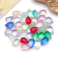 Twelve-Color Small Translucent Teardrop Glass Bead Collection view 4
