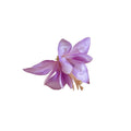 Large Fabric Lily Duckbill Hair Clip In Pale Pink Blue Or Purple view 5