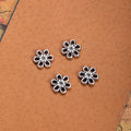 Open Flower Connector Metal Component For Jewelry Making view 2