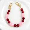 Burgundy Pink Beads