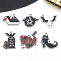 Metallic Pumpkin and Bat Metal Charms with 7 Listed Options view 6